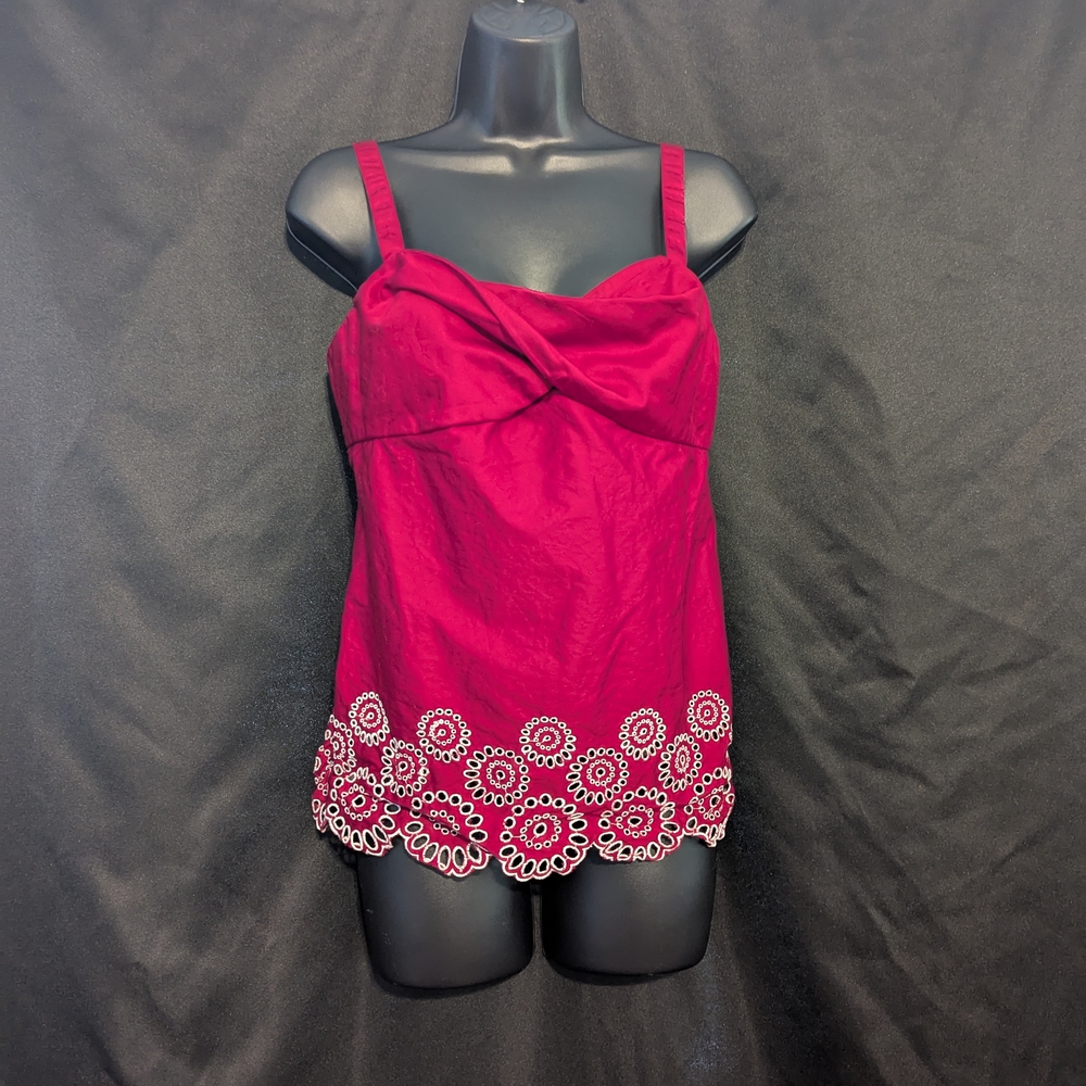 LOFT Red Tank Top